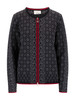 Dale of Norway - Singsaker Women's Cardigan: Black/Schiefer/Red Rose, 85741-J00_product