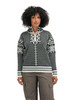 Dale of Norway - Leknes Women's Sweater: Coffee/Off White/Metal, 95921-R00_front