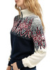 Dale of Norway - Winterland Women's 1/4 Zip Sweater: Navy/Off White/Raspberry, 95281-C00_detail