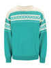 Dale of Norway - Cortina 1956 Unisex Crewneck Sweater: Peacock/Off White, 92521-G00_product masculine