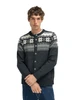 Dale of Norway - Veafjord Men's Cardigan: Dark Charcoal/Cream/Smoke, 85731-E00_model front
Photo credits: Dale of Norway
Heavy weight mid-layer with 100% Norwegian wool and Norwegian pewter buttons