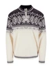 Dale of Norway - Vail Men's 1/4 Zip Sweater: Off White/Coffee/Mountainstone, 90331-P01_product
Photo Credits: Dale of Norway
Heavy weight mid-layer with fleece lined collar and optional draw-cord hem.
Alpine World Ski Championship sweater design