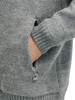 Dale of Norway - Hardanger Men's Windstopper Full-Zip Sweater: Smoke Mel/Off White/Dark Charcoal, 85691-T00_pocket detail