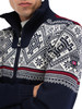 Dale of Norway - Hardanger Men's Windstopper Full-Zip Sweater: Midnight Navy/Off White/Red Rose, 85691-C00_pattern detail