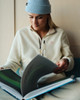 Amundsen - Women's Hut 1/2 Zip & Hut Pants: Faded Blue_lifestyle