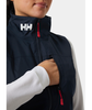 Helly Hansen - Women's Crew Vest 2.0: Navy, 34451-597_chest pocket detail