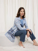 Oleana - Ann-Mari Cardigan: Light Blue, 807-Q_styled