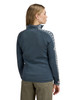 Dale of Norway - Geilo Women's 1/4 Zip Sweater: Steel Blue/Off White, 82311-H00_Model back
Photo credits: Dale of Norway
Merino wool sweater with raglan sleeves. A versatile mid layer in lightweight ribbed knit