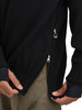 Dale of Norway - Roset Men's Windproof Sweater: Black/Off White, 96311-F00__Side zipper detail
Photo Credits: Dale of Norway