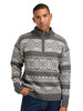 Dale of Norway - Rasletind Men's 1/4 Zip Sweater: Dark Charcoal/Off White, 96111-E00_Model front detail
Photo credits: Dale of Norway