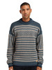 Dale of Norway - Ramberg Men's Crewneck Sweater: Steel/ Marine/Mountainstone, 96131-H00_Model front detail
Photo Credits: Dale of Norway