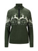 Dale of Norway - Women's 1/4 Zip Dale Christmas Sweater: Loden Green/Off White/Navy, 93921-N01_Product
Photo credits: Dale of Norway