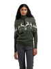 Dale of Norway - Women's 1/4 Zip Dale Christmas Sweater: Loden Green/Off White/Navy, 93921-N01_Model front
Photo credits: Dale of Norway