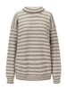 Dale of Norway - Skipsleia Unisex Crewneck Sweater: Vanilla Sugar/Natural White, 96151-M00_feminine product
Photo Credits: Dale of Norway
Mid-layer fisherman's sweater with a chunky knit feel. All-over stripe pattern