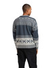 Dale of Norway - Torridal Men's Crewneck Sweater: Steel/Off White, 96171-H00_Model back
Photo Credits: Dale of Norway