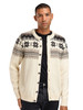Dale of Norway - Veafjord Men's Cardigan: Cream/Mountainstone/Coffee, 85731-A00_Model front detail
Photo Credits: Dale of Norway