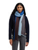 Dale of Norway - Skarstind Scarf: Ultramarine/Ice Blue/Wine, 11861-Q00_Female model
Photo Credits: Dale of Norway