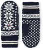 Hestra - Isvik Wool Mitt: Navy/Off White (6001061-280020)_product front and back