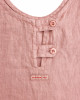Amundsen Sports - Womens Safari Linen Top: Faded Peony Pink (WSH68.2.191)_Button detail
Photo credits: Amundsen Sports