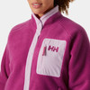 Helly Hansen - Women's Imerial Pile Snap: Magenta 2.0 (63372-663)_chest pocket and collar detail
