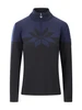 Dale of Norway - Breidablikk Women's 1/4 Zip Sweater: Navy/Black, 96401-C00_product
Dale of Norway Breidablikk Women's ¼ Zip Sweater in Navy and Black made from 100% superfine merino wool featuring a slim fit, iconic Norwegian eight-petal rose pattern, and lightweight Scandinavian design for skiing, hiking, travel, and everyday wear.
Photo credits: Dale of Norway

