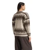 Dale of Norway - Albertville Women's Sweater: Birch Melange/Coffee Bean/Nutmeg, 96321-M00_model back
Photo credits: Dale of Norway
Dale of Norway Albertville Women’s Crewneck Sweater in Birch Melange Coffee Bean Nutmeg, undyed wool Norwegian knit with traditional pattern