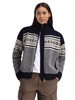 Dale of Norway - Vola Women's Windproof Jacket: Navy/Off White, 85861-C00 _model front
Photo credits: Dale of Norway
Dale of Norway Vola Women’s Windproof Jacket Navy Off White, Norwegian wool knit jacket with windproof lining and traditional Nordic pattern