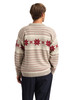 Dale of Norway - Egersund Men's Sweater: Sand Melange/Off White/Red Rose, 96371-P00_Model back
Norwegian wool holiday sweater with traditional Nordic pattern and crew neck.
Photo credits: Dale of Norway