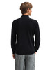 Dale of Norway - Liaset Men's 1/4 Zip Sweater: Black/Off White, 96511-F00_model back
lightweight merino wool Norwegian knit with subtle Nordic pattern
Photo credits: Dale of Norway