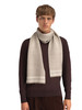 Dale of Norway - Cortina Scarf: Mountainstone/Off White, 11761-P00_male model