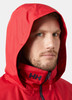 Helly Hansen - Men's Crew Hooded Midlayer Sailing Jacket 2.0: Red, 34442-162_Packable hood detail
Photo credits: Helly Hansen