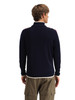Dale of Norway - Nale Men's 1/4 Zip Sweater: Navy/Off White/Red Rose, 96471-C00_Model back
Photo credits: Dale of Norway
Nåle - Lightweight merino wool Norwegian ski sweater with Nordic rose pattern and quarter zip collar.