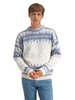 Dale of Norway - Albertville Men's Sweater: Off White/Blue Shadow/Ice Blue, 96351-A00_Model front
Photo credits: Dale of Norway
A heavyweight Norwegian wool ski sweater with classic Nordic Olympic pattern and crew neck alpine design.