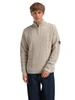 Dale of Norway - Jordalen Men's 1/4 Zip Sweater: Sand Mel, 96391-P00_Model front
Photo credits: Dale of Norway
A traditional Norwegian wool sweater with cable knit, moss stitch and honeycomb pattern, quarter zip collar, designed and knitted in Norway.