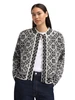 Dale of Norway - Sotra Alpa Women's Cardigan: Black/Off White, 85921-F00_Model front
Photo credits: Dale of Norway
Featuring traditional Sotra rose pattern, button-front closure, relaxed fit, alpaca and Norwegian wool blend, and authentic Scandinavian knitwear craftsmanship.