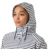 Helly Hansen - Kirkwall II Women's Raincoat: Navy Stripe, 53252-001_hood detail