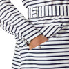 Helly Hansen - Kirkwall II Women's Raincoat: Navy Stripe, 53252-001_hand pocket detail
