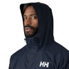 Helly Hansen - Loke Men's Jacket: Navy, 63396-597_hood detail