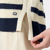 Helly Hansen - Salt Knit Women's Sweater: Navy Stripe, 54565-597 _Side slit feature