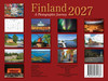 2027 Finland Calendar in Photographs - Nordiskal, Back