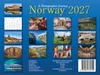2027 Norway Calendar in Photographs - Nordiskal, Back