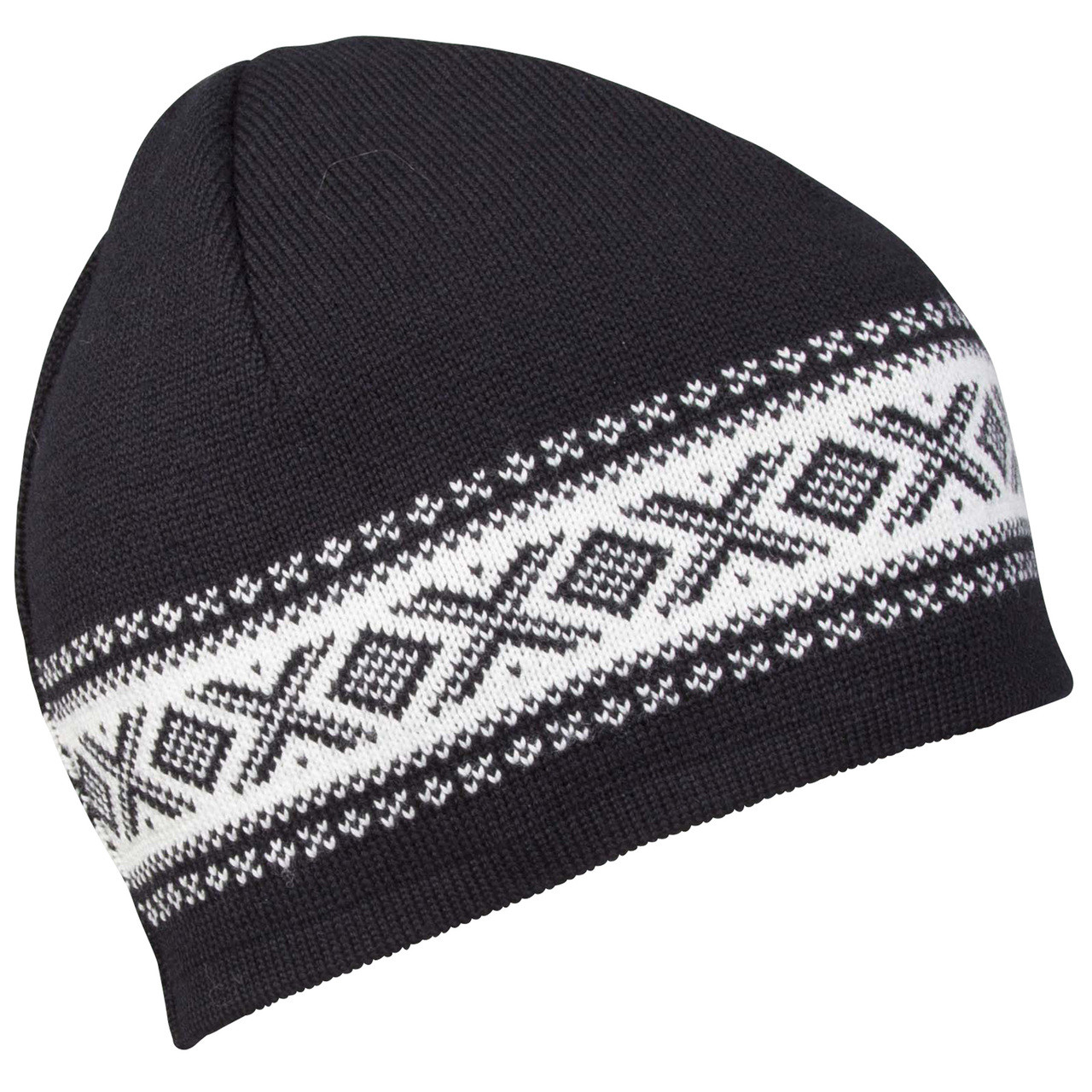Dale of Norway - Cortina Merino Hat: Black/Off White, 48211-F