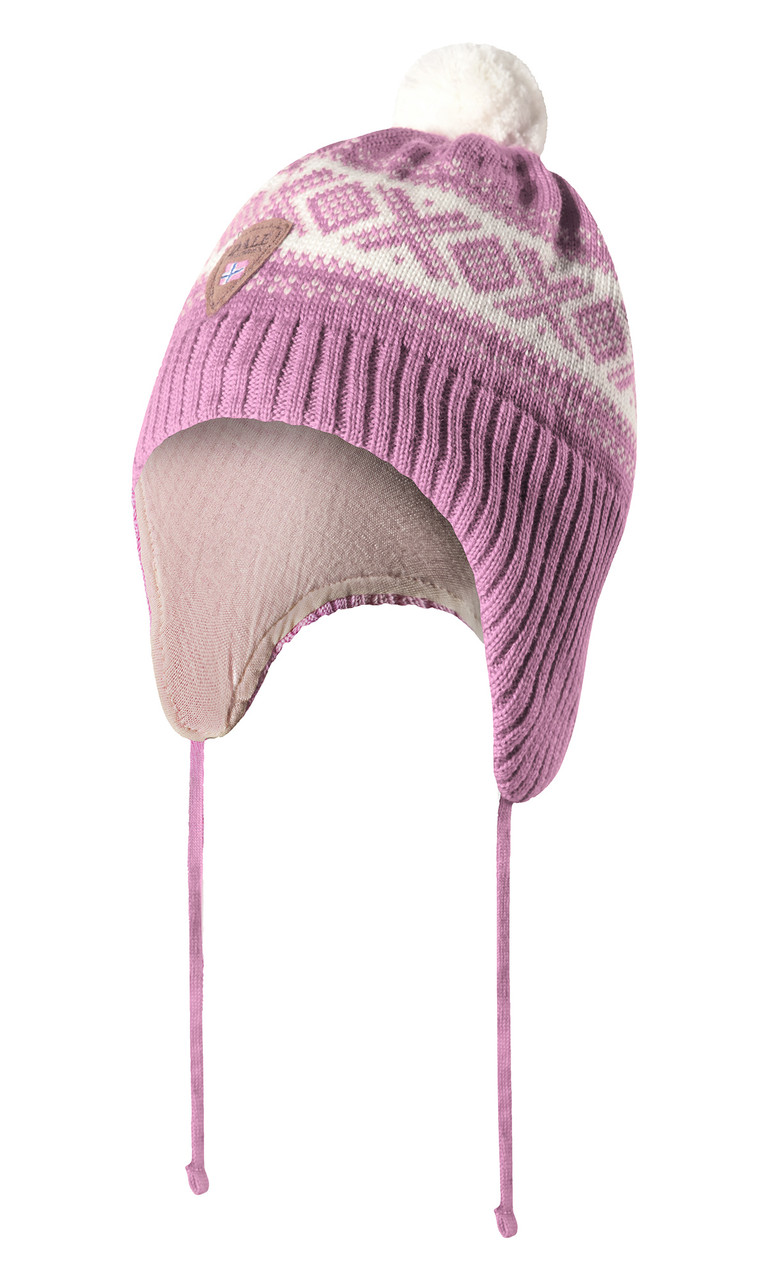 Dale of Norway - Cortina Kids Hat 2/4: Pink Candy/Off White, 43331