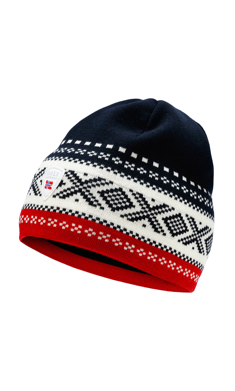 Dale of Norway - Dystingen Hat: Navy/Off White/Raspberry, 48981