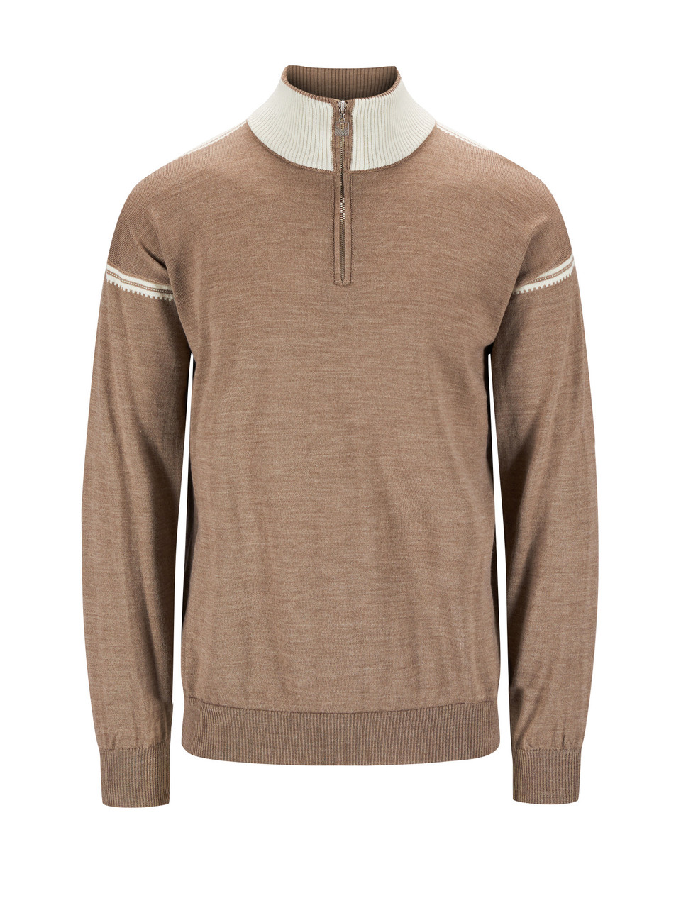Dale of Norway - Sandvik Men's 1/4 Zip Sweater: Mountainstone/Off