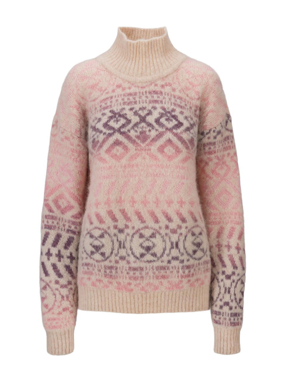 Dale of Norway - Highland Women's Sweater: Off White/Pink Ombre