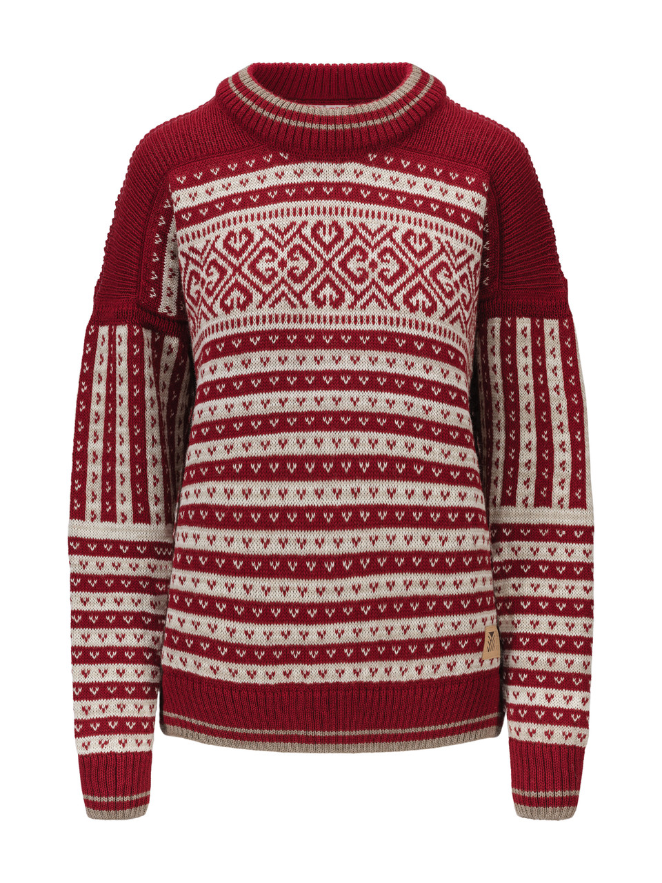 Dale of Norway - Ramberg Women's Crewneck Sweater: Red Rose