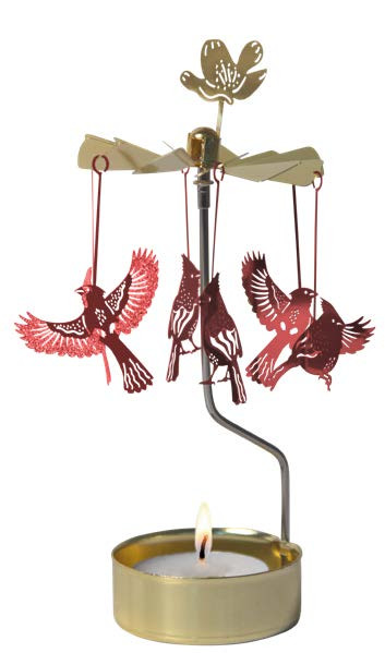 Swedish Votive Spinner - Cardinal Red | The Nordic Shop