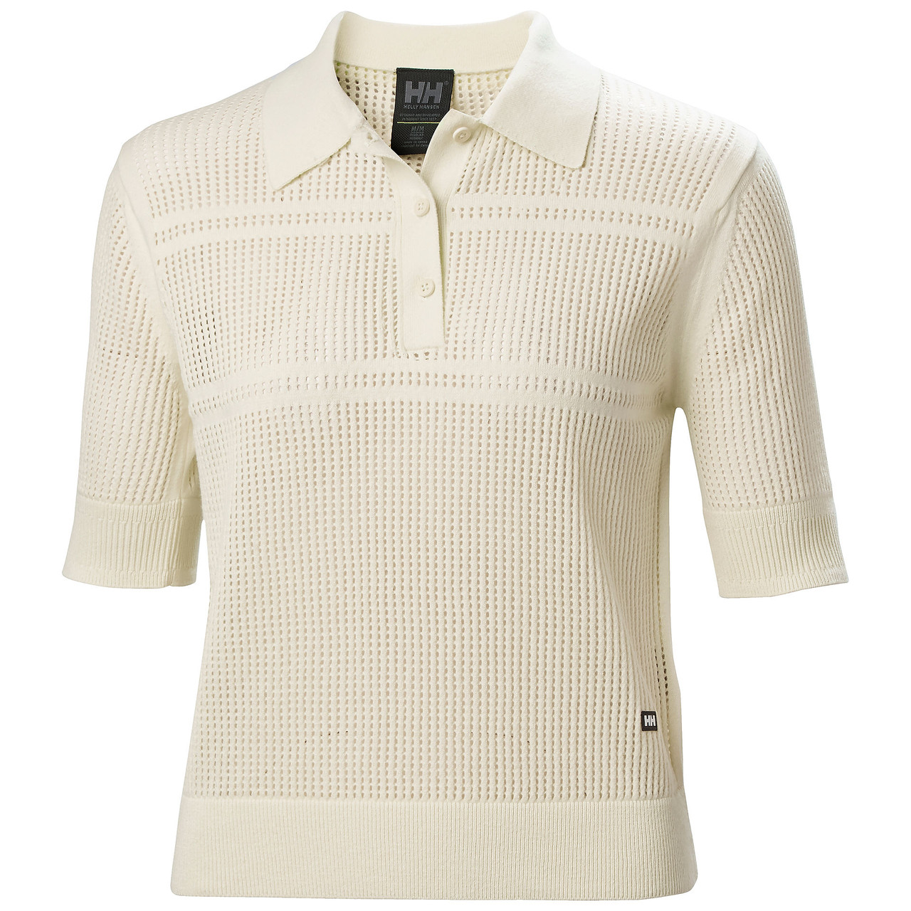 Helly Hansen - Salt Knit Women's Polo: Cream | The Nordic Shop