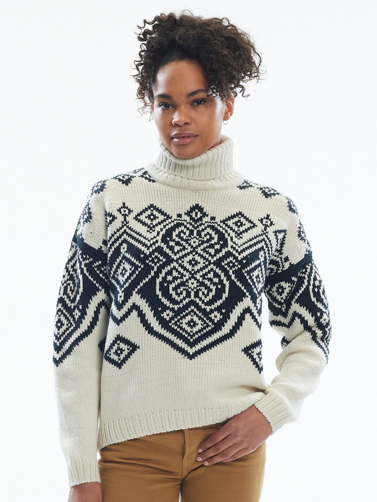 Dale of Norway Falun Sweater for women in Off White | The Nordic Shop